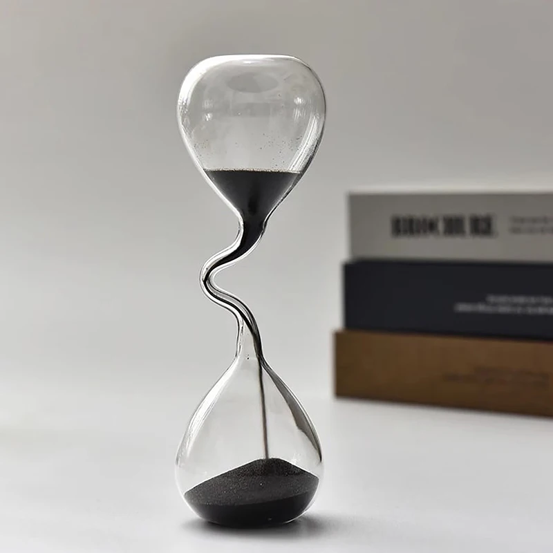 Interior Design Years Of School - Geschwungenes Design Schwarze Sanduhr Moderner Stil