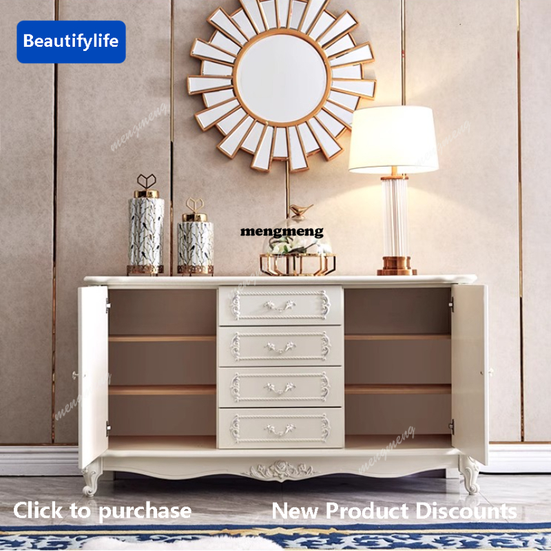 Interior Design White And Wood - F85 Nordischer weißer Wohnzimmerschrank, minimalistischer Luxus,