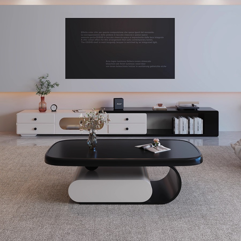 Innen-Wohnzimmer-TV-Schrank, w – Interior Design White And Wood Bewertung und Preis