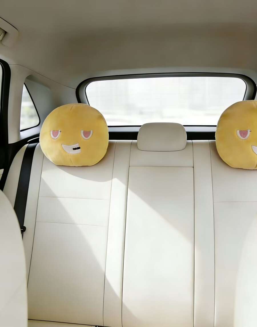 1 Stück Stilvolle Auto-Kopfstü – Interior Design Emoji Bewertung und Preis