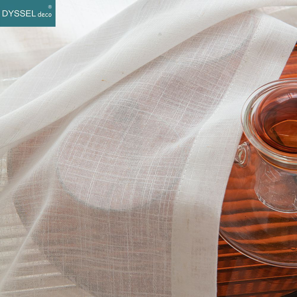 Moderne weiße Leinen-Vorhänge  – Linen Curtain Eyelet Bewertung und Preis