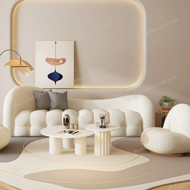 Weiße Creme-Wohnzimmersofas, I – Interior Design White And Wood Bewertung und Preis
