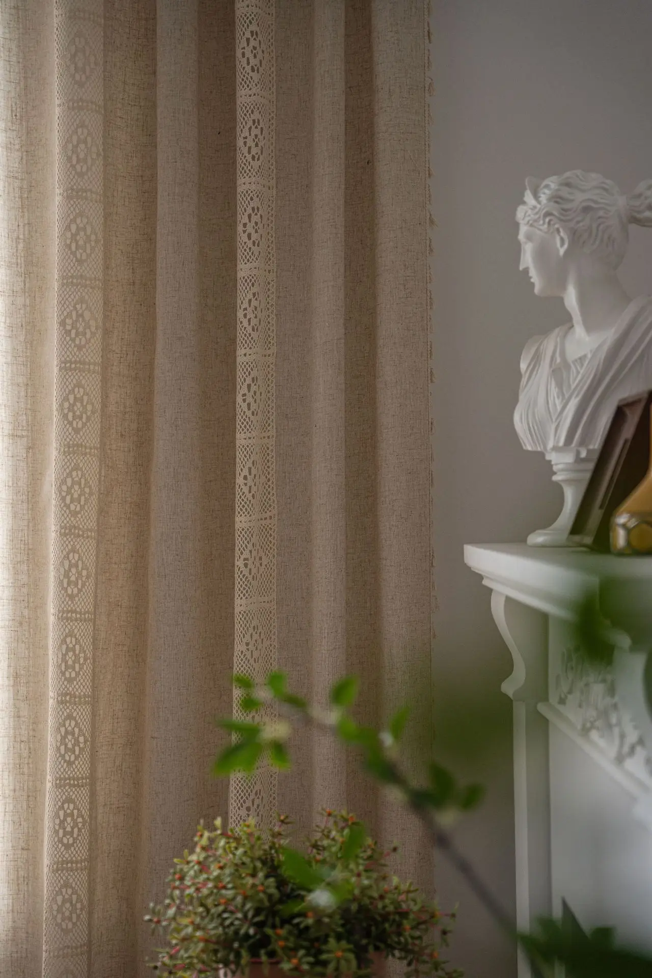Halbverdunkelungsvorhänge aus  – Linen Curtain Eyelet Bewertung und Preis