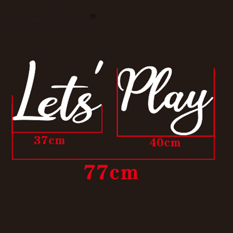 „Let's PLAY“-Wandschild – Kind – Interior Design Years Of School Bewertung und Preis