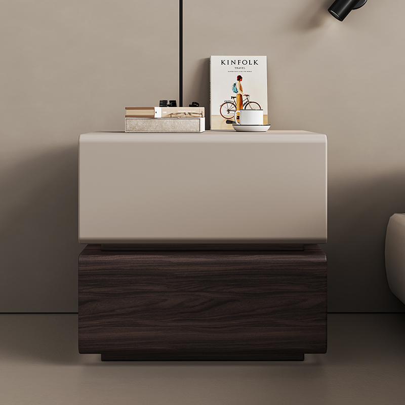 Weißer Nachttisch, luxuriöser  – Interior Design White And Wood Bewertung und Preis