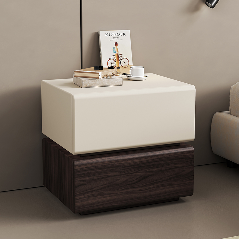 Weißer Nachttisch, luxuriöser  – Interior Design White And Wood Bewertung und Preis