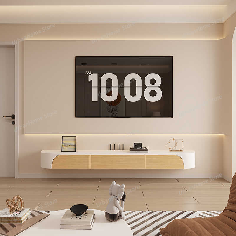 Weißer TV-Schrank für Schlafzi – Interior Design White And Wood Bewertung und Preis