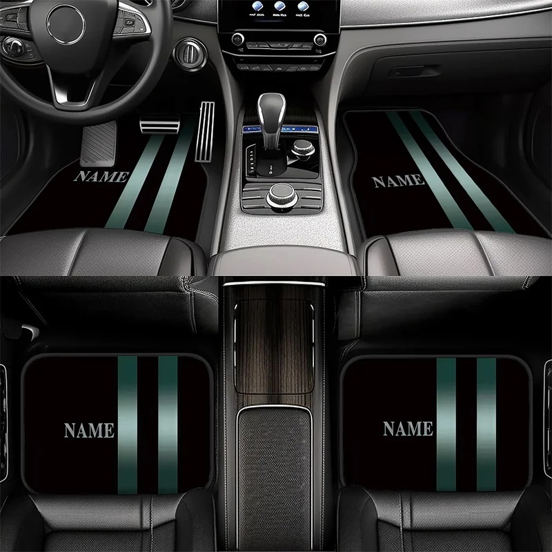 4 Stück anpassbare Autofußmatt – Interior Design Name Bewertung und Preis