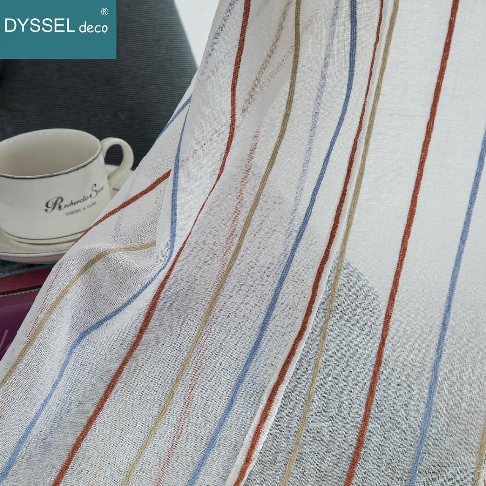 Moderner, weiß gestreifter, du – Linen Curtain Eyelet Bewertung und Preis