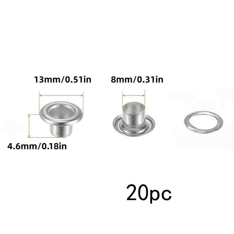 20 Stück 8 mm DIY-Metallösen-S – Linen Curtain Eyelet Bewertung und Preis