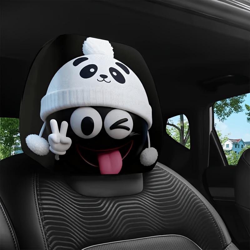 1/2 Stück Auto-Kopfstützenbezü – Interior Design Emoji Bewertung und Preis