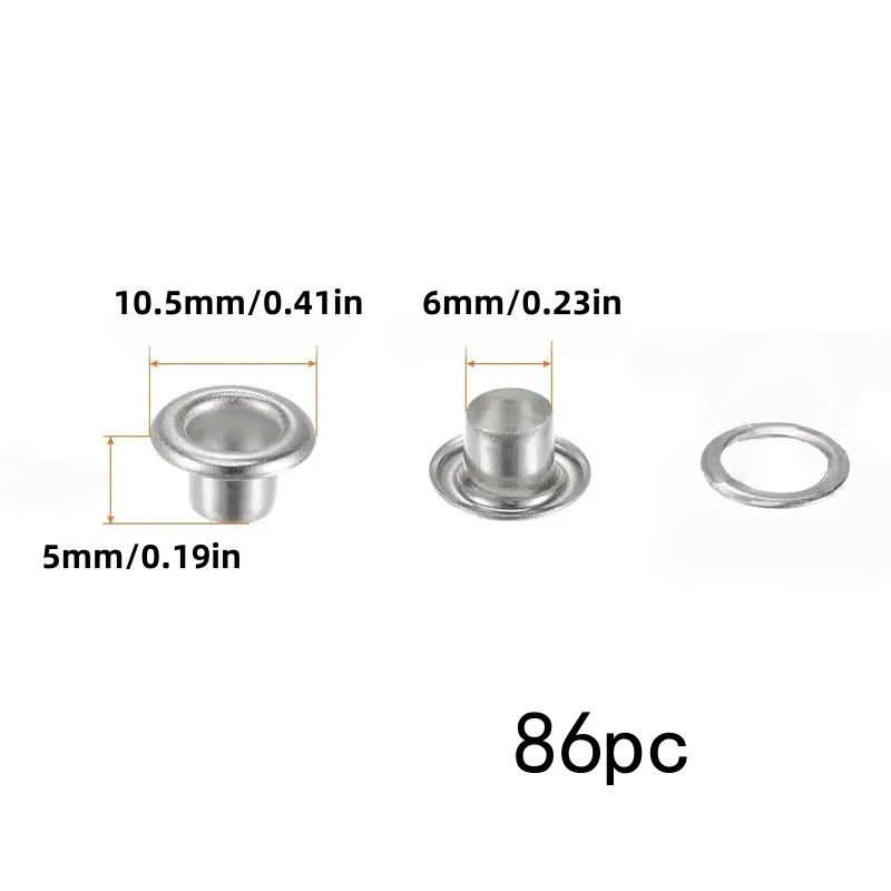 86 Stück 6 mm Edelstahl-Ösen m – Linen Curtain Eyelet Bewertung und Preis